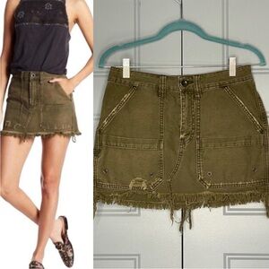 Free People Olive Green skirt